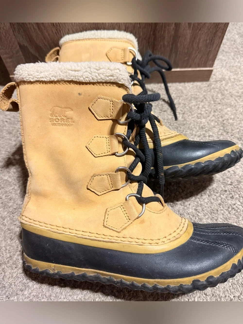 Sorel Caribou Slim Size-7 Women's Winter Boots